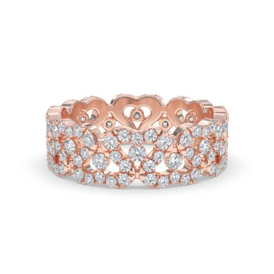 1,30 ct VS/E-F Runder Naturdiamant-Ring
