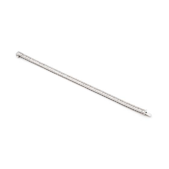 Tennisarmband mit 6,00 ct VS/F-G runden Naturdiamanten