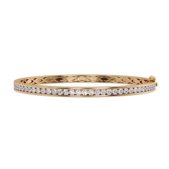 Elegantes Armband mit runden Diamanten