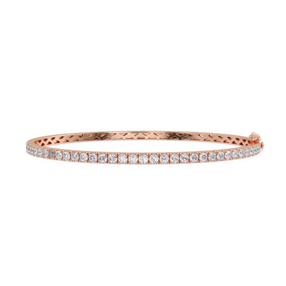 Elegantes Armband mit 0,90 ct runden Diamanten