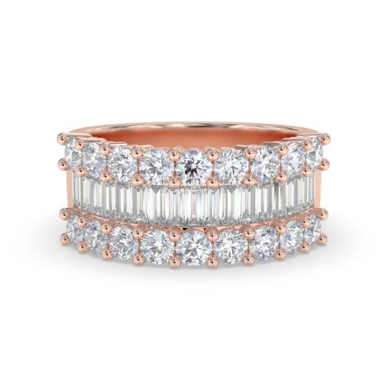 2,70 ct VS/F-G Runder Diamant-Ring