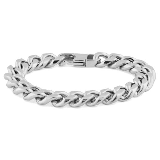 10 mm Silberkettenarmband
