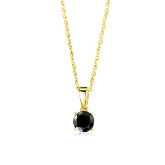 Anhänger mit schwarzem Diamanten