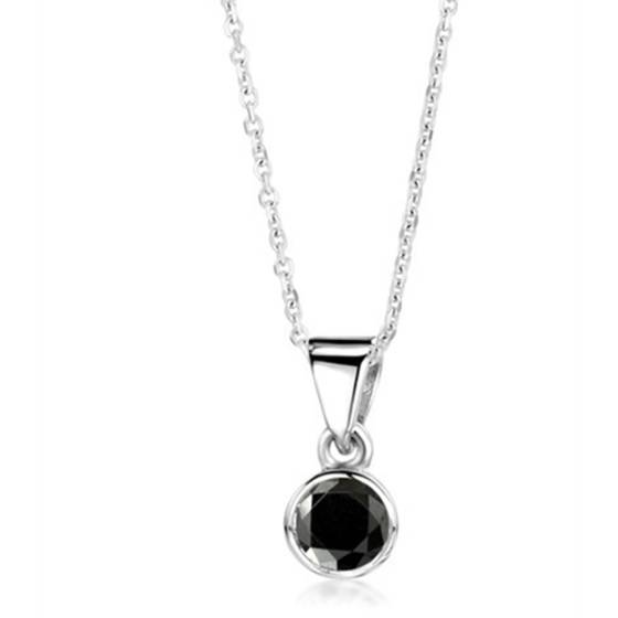Anhänger mit schwarzem Diamanten