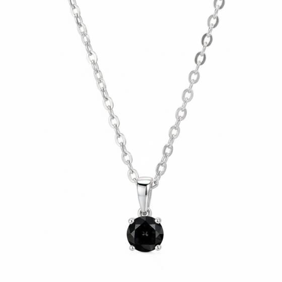 Anhänger mit schwarzem Diamanten