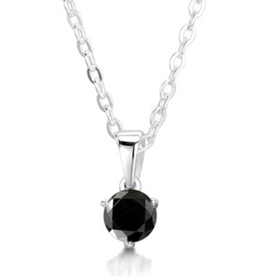 Anhänger mit schwarzem Diamanten
