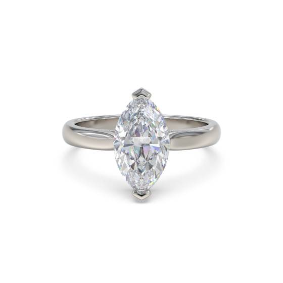 Verlobungsring mit Marquise-Diamanten
