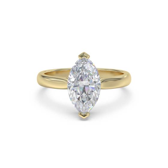Verlobungsring mit Marquise-Diamanten