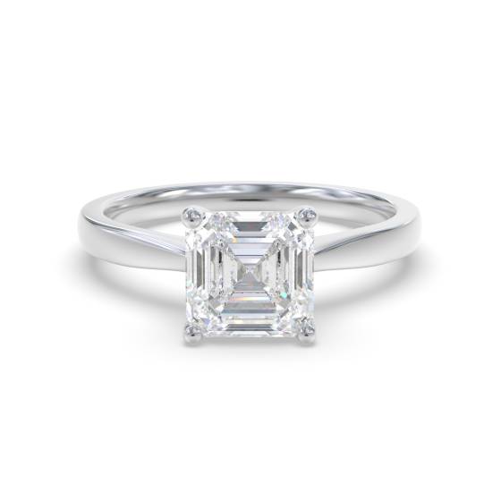 Asscher-Diamant-Verlobungsring