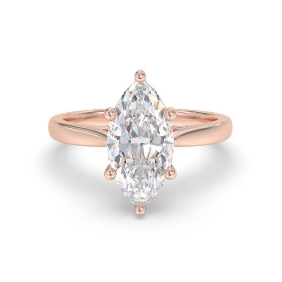 Verlobungsring mit Marquise-Diamanten