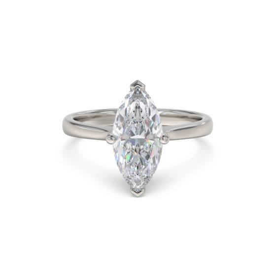 Verlobungsring mit Marquise-Diamanten