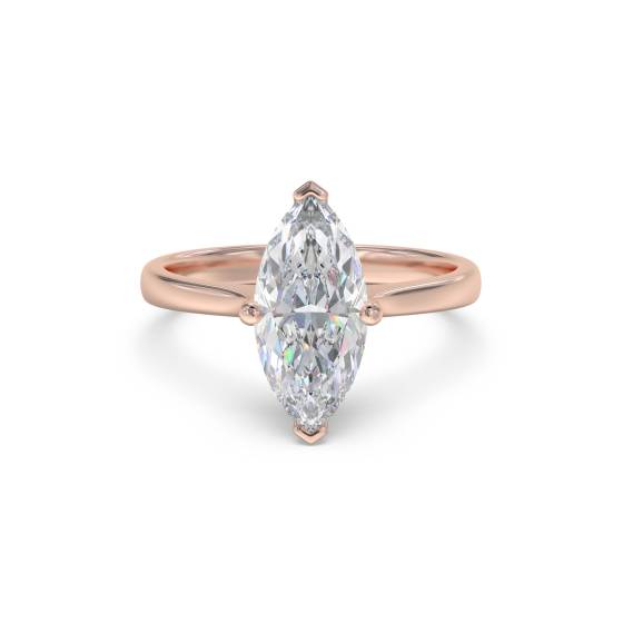 Verlobungsring mit Marquise-Diamanten