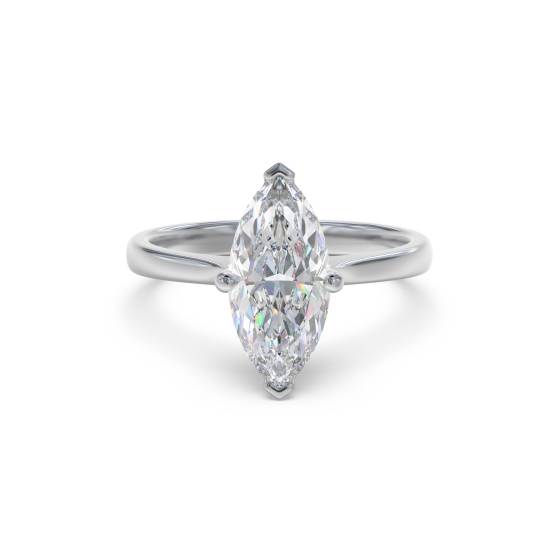 Verlobungsring mit Marquise-Diamanten