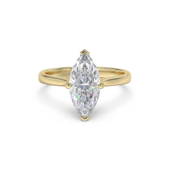 Verlobungsring mit Marquise-Diamanten