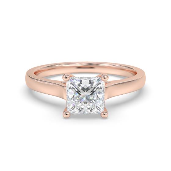 Verlobungsring mit Prinzessinnendiamant