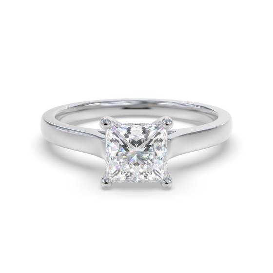 Verlobungsring mit Prinzessinnendiamant