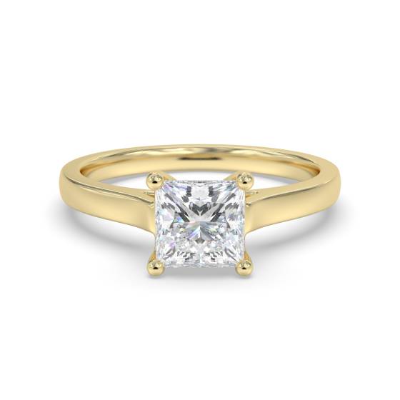 Verlobungsring mit Prinzessinnendiamant