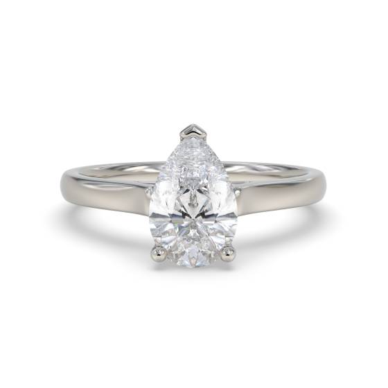 Birnenförmiger Diamant-Verlobungsring
