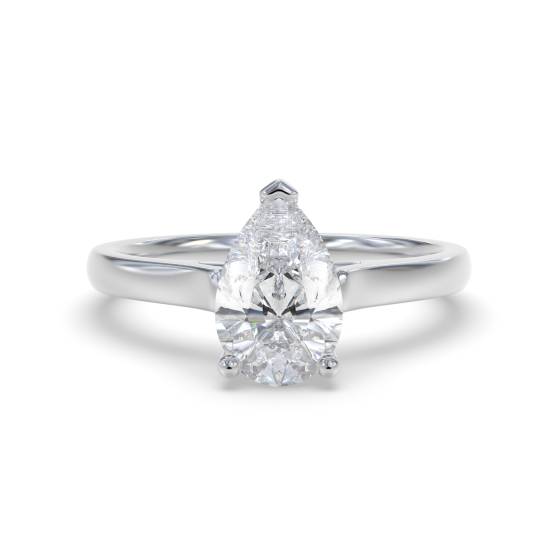Birnenförmiger Diamant-Verlobungsring