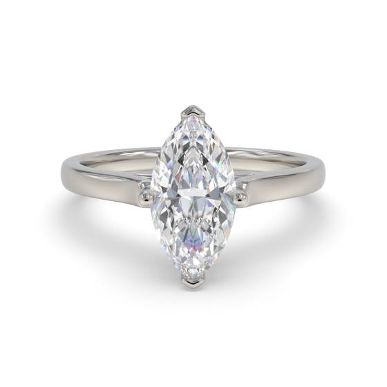 Verlobungsring mit Marquise-Diamanten