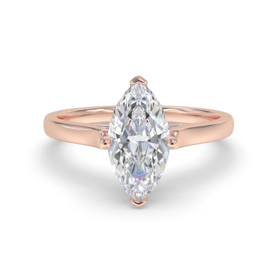 Verlobungsring mit Marquise-Diamanten