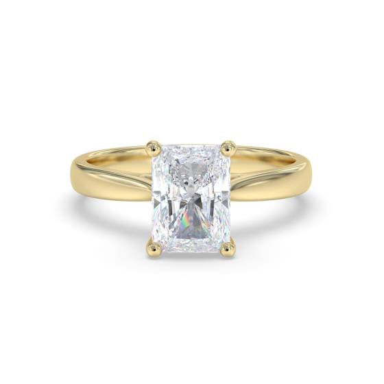Eleganter Verlobungsring mit strahlendem Diamanten