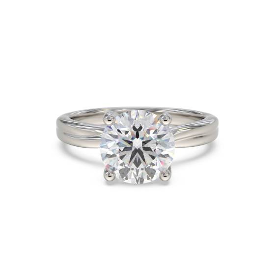 Runder Diamant-Solitärring
