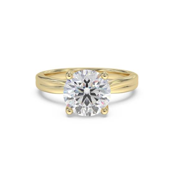 Runder Diamant-Solitärring