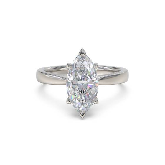 Verlobungsring mit Marquise-Diamanten