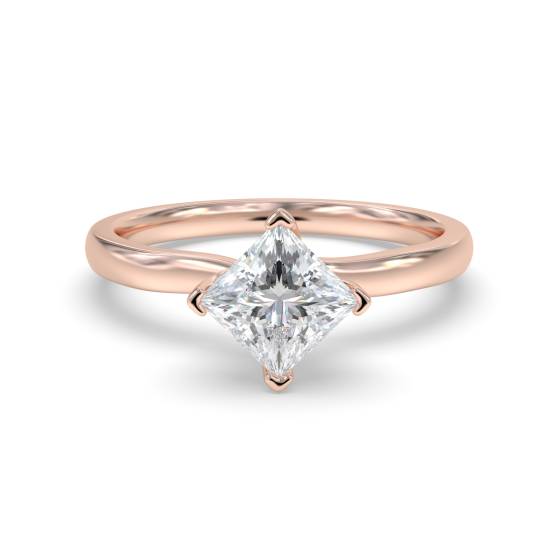 Verlobungsring mit Prinzessinnendiamant