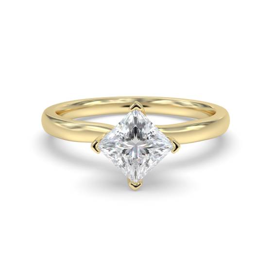 Verlobungsring mit 0,25 ct Prinzessdiamant