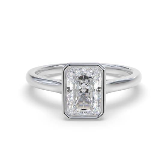 Strahlender Diamant-Solitärring