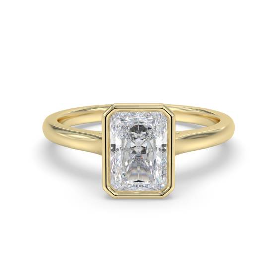 Strahlender Diamant-Solitärring