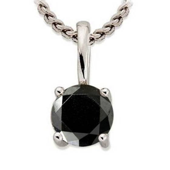 Anhänger mit schwarzem Diamanten
