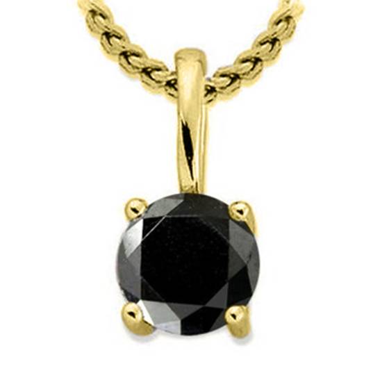 Anhänger mit schwarzem Diamanten