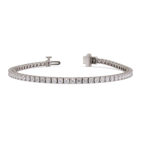 Klassisches Princess-Diamant-Tennisarmband