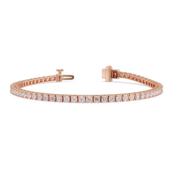 Klassisches Princess-Diamant-Tennisarmband
