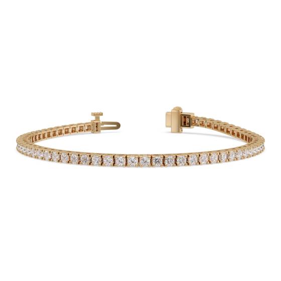 Klassisches Princess-Diamant-Tennisarmband