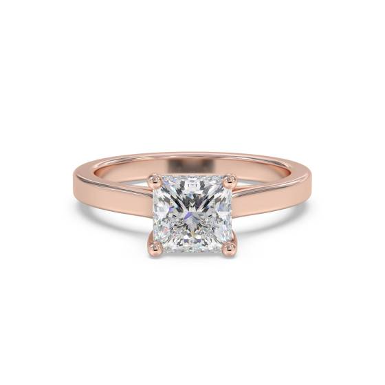 Verlobungsring mit Prinzessinnendiamant