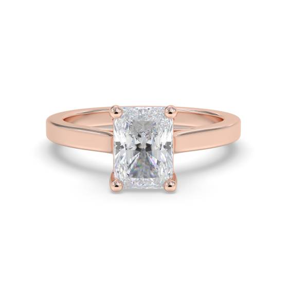 Strahlender Diamant-Verlobungsring