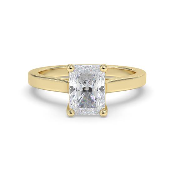Strahlender Diamant-Verlobungsring