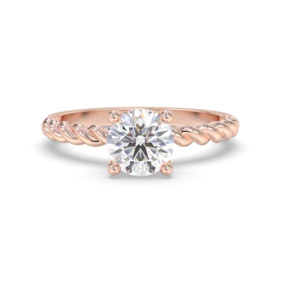 Runder Diamant-Solitärring