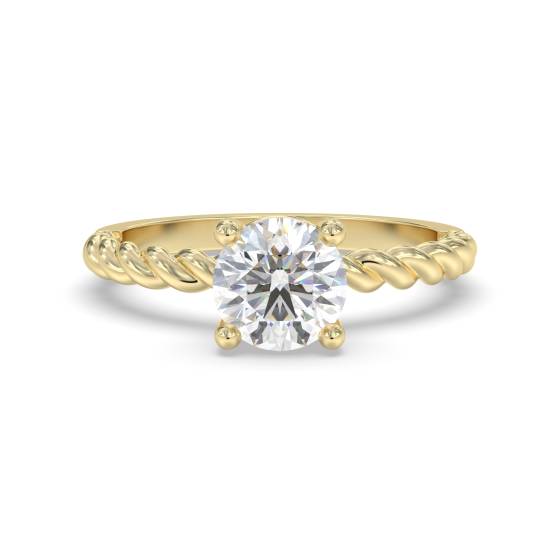 Runder Diamant-Solitärring
