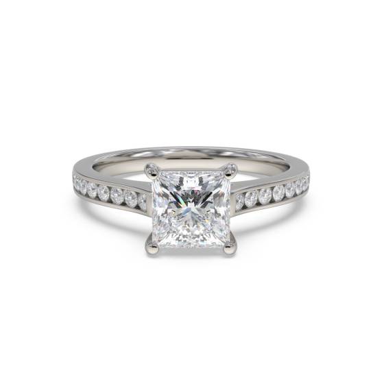 Prinzessinnen-Diamant-Schulterset-Ring