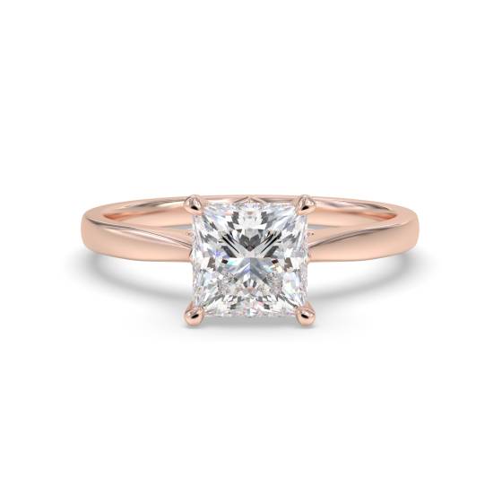Verlobungsring mit Prinzessinnendiamant