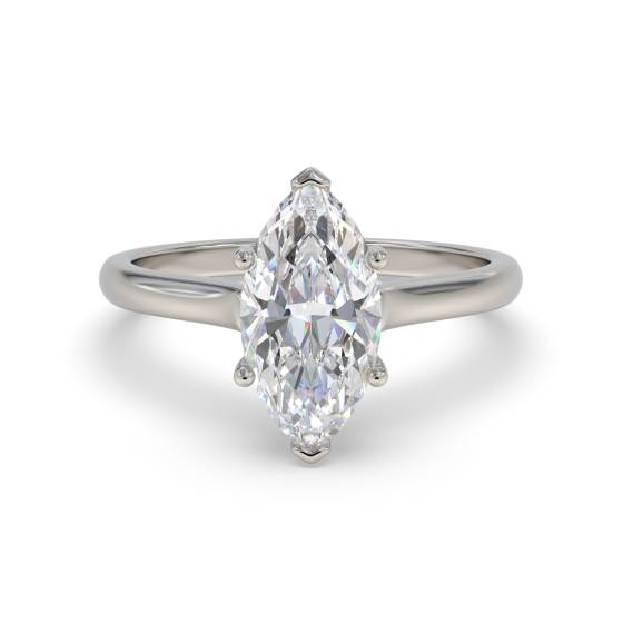 Verlobungsring mit Marquise-Diamanten