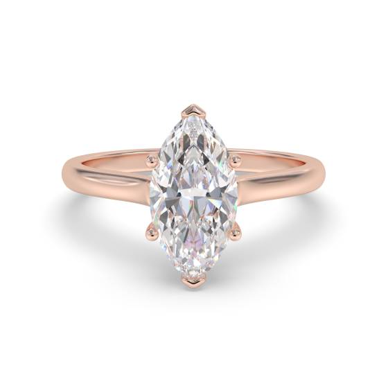 Verlobungsring mit Marquise-Diamanten