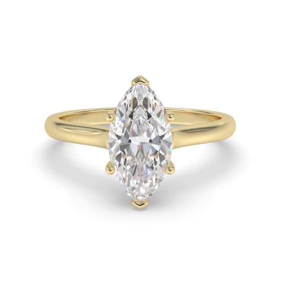 Verlobungsring mit Marquise-Diamanten