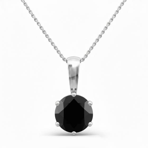 Anhänger mit schwarzem Diamanten