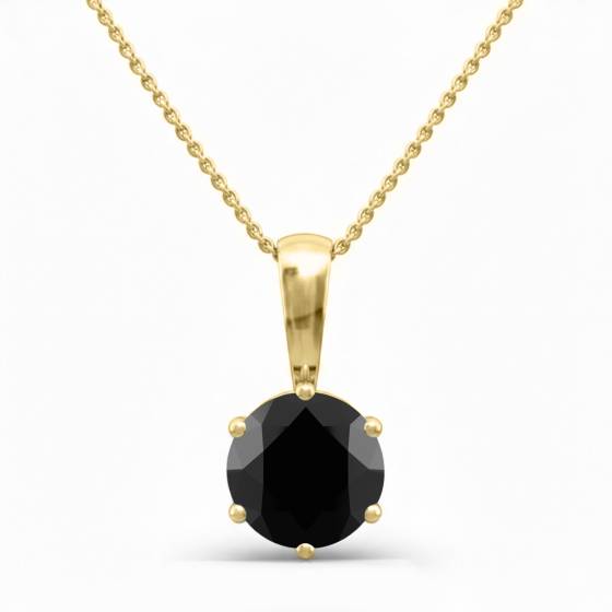 Anhänger mit schwarzem Diamanten